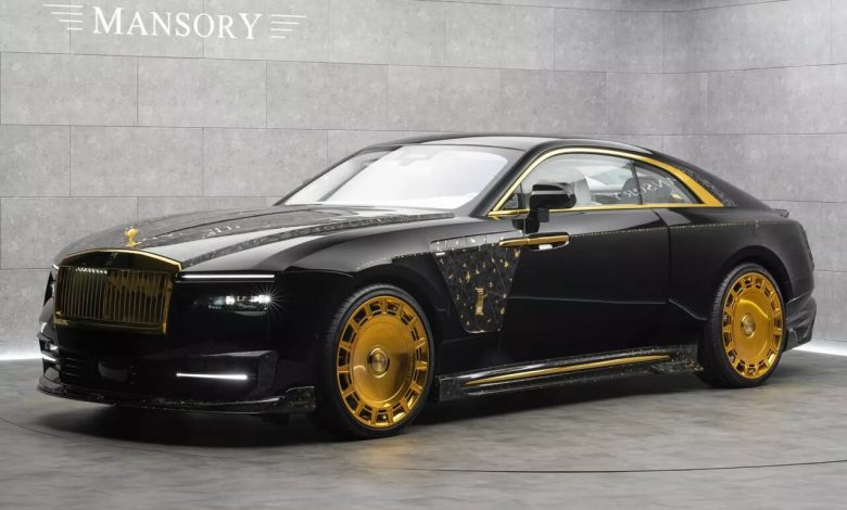 تولید رولزرویس منصوری با طلای خالص / عکس