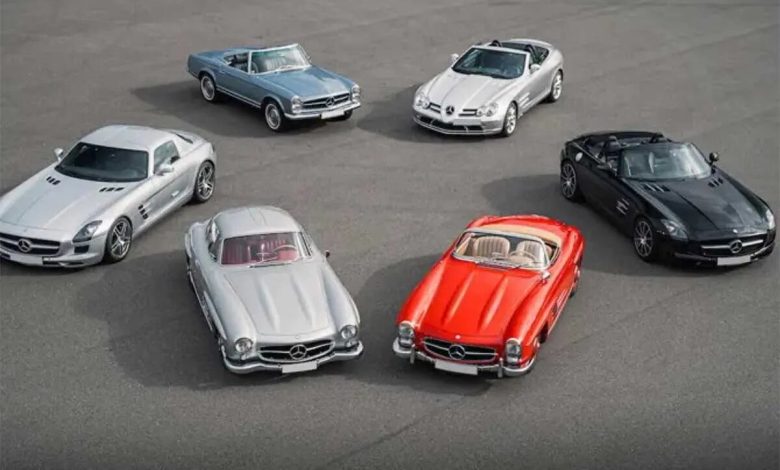 گنجینه ۴٫۵ میلیون دلاری / حراج شش مرسدس بنز افسانه‌ای