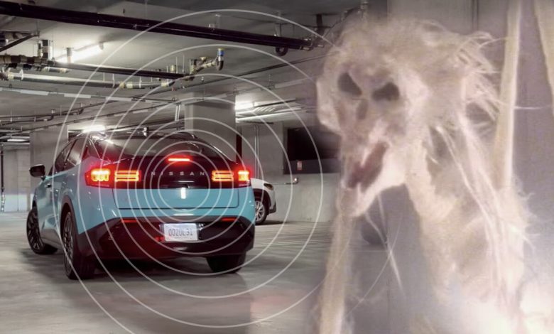 صدای ترسناک نیسان هنگام دنده عقب /عکس و فیلم