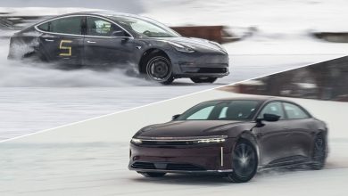 مالکان خودروهای برقی بخوانند / مشکل لیز خوردن در زمستان از اینجاست